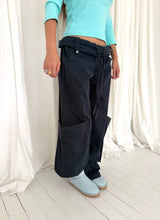 Waist roll-up pants(2c)
