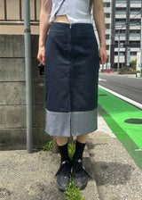 フリップデニムスカート