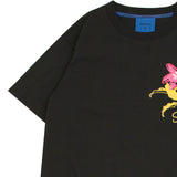 スタンダードエキゾチックパルムツリーショートスリーブTシャツ (UNISEX)_SYS6TS08BK