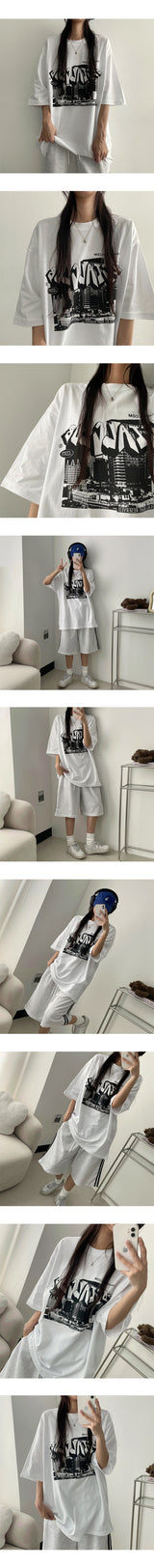 Roddle Line Track Half-Length Shorts
