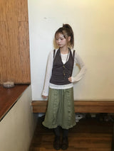 oso dot frill skirt