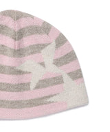 STRIPED TWIN STAR BEANIE PINK(CV2GFUAB30A)