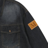ALYTH ROLL UP DENIM SHIRT UNISEX (2Color)