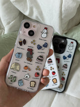 winter doodle case (jelly hard)