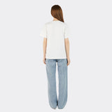 リゾグラフィックバーフィンショートスリーブTシャツ(White)