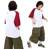 ベーシックラグランショートスリーブTシャツ