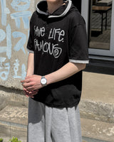 Save Layered Hood Short Sleeve