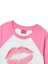 LIPS RINGER TEE (PINK)