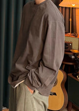 Pigment Solid Long-Sleeve 5COLOR