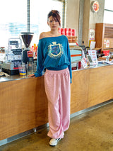 NYXX CLUB OFF SHOULDER L/S BLUE