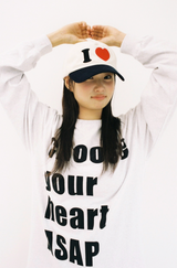 I LOVE WEBHOUSE CAP - Cream/Navy