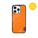 【MADE】Orange iPhone case [Glossy Glass/Magsafe]