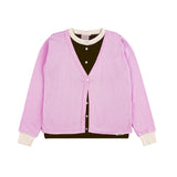 Lumen Layered Cardigan - Strawberry Cream Size 1