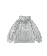 UNISEX カットケーブルジップパーカー