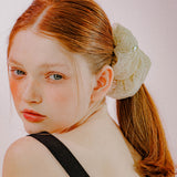 ROSE LACE SCRUNCHIE (CREAM)