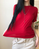 [1+1] Blend Basic Layering Short Sleeve