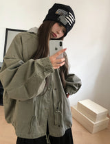 Mix Patch Button Beanie