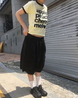 ビュー レタリング リンガー ショートスリーブ Tシャツ