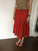 Root frill tiered skirt (3color)