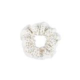 Mini Lace scrunchie_mint cream