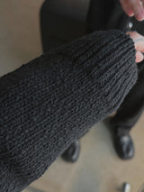 ASCLO Heavy Crop Knit Cardigan (3color)