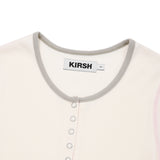 ステッチポイントスリムフィットTシャツ [アイボリー]