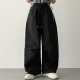 Tive Parasuit Shirring Rustle String Wide Pants