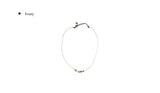 Beo Wood Gemstone Beads String Necklace