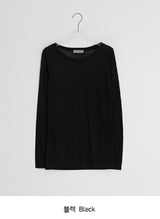 ギルモヒレイヤードUネック長袖Tシャツ