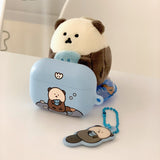 シーオッター Chanibear エアポッズケース (ブルー)