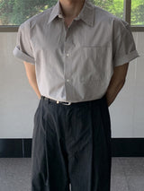 Eldia Semi-Crop Short Sleeve Shirt