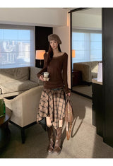 Back Rose See-Through Long Sleeve T-Shirt