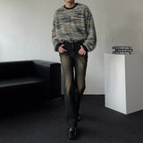 CR ナード クルーネック ニットTシャツ（2色）