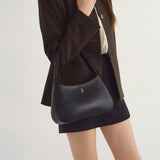 Lune Velo Hobo Bag Small Black 