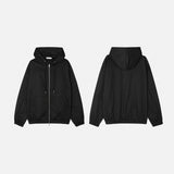 Miller cotton striped zip-up