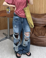 Rudd Distressed Washed Denim Pants