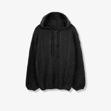 Fellow Cable Knit Half-Zip Hoodie