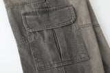 Ash pocket cargo jeans