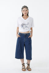 ギャラクシーVネックTシャツ_ホワイト