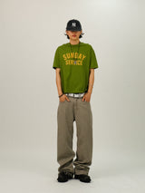 DE Cotton Semi-Wide Pants 
