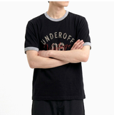 エッセンシャルスタンダード半袖リンガーTシャツ ビンテージブラック