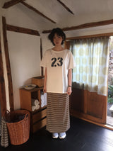 サンセットナンバリングTシャツ (2color)