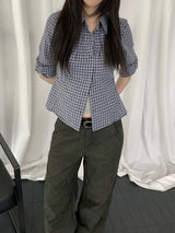 Lecca Rolled-up Check Shirt