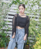 ドロストメッシュトップス