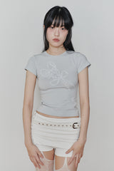 RUBY HOOK SHORTS (SS ver.) white
