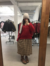 [MD Pick]ウールタッチブラッシュVネックニット (4 Colors)