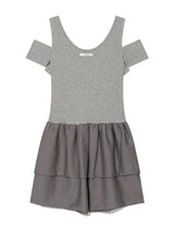 カンカンパンプキン リボン ドレス(GREY)