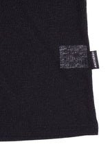 SEETHROUGH BUTTON SLEEVELESS_Black
