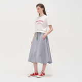 アーチロゴチェーンニードルTシャツ ホワイト