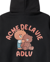 26SS BEAR DOLL HUG BROWN LINE FRIENDS HOODIE
